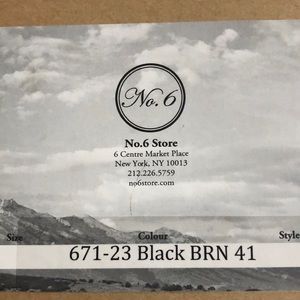 No. 6 Elena mid heel woven closed back clog size 41